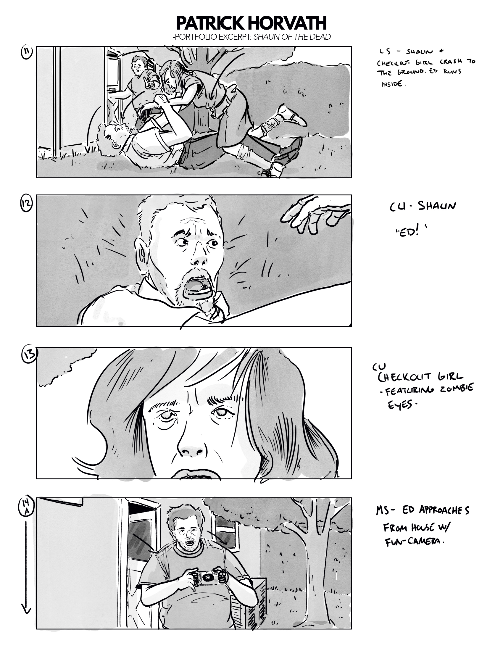 Storyboards / Shaun of the Dead